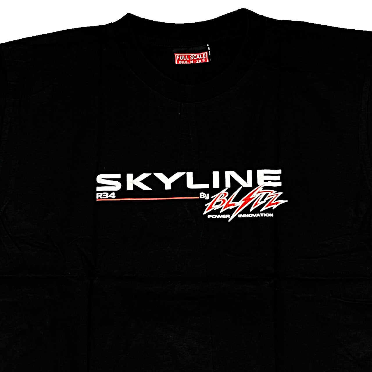 Blitz Nissan Skyline R34 GTR Power Innovation T-shirt Black