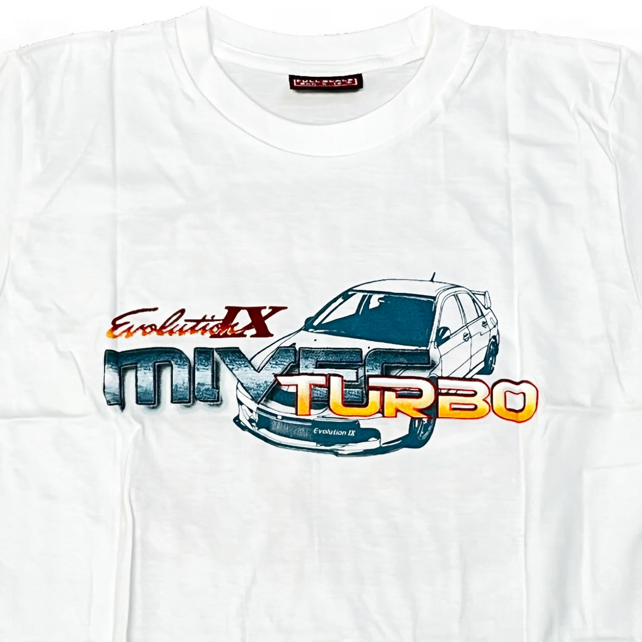 Mitsubishi Evolution IX MIVEC 4WD Turbo T-shirt White