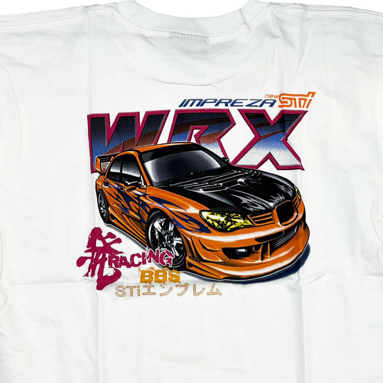 BBS Hawkeye WRX STi Racing T-shirt White
