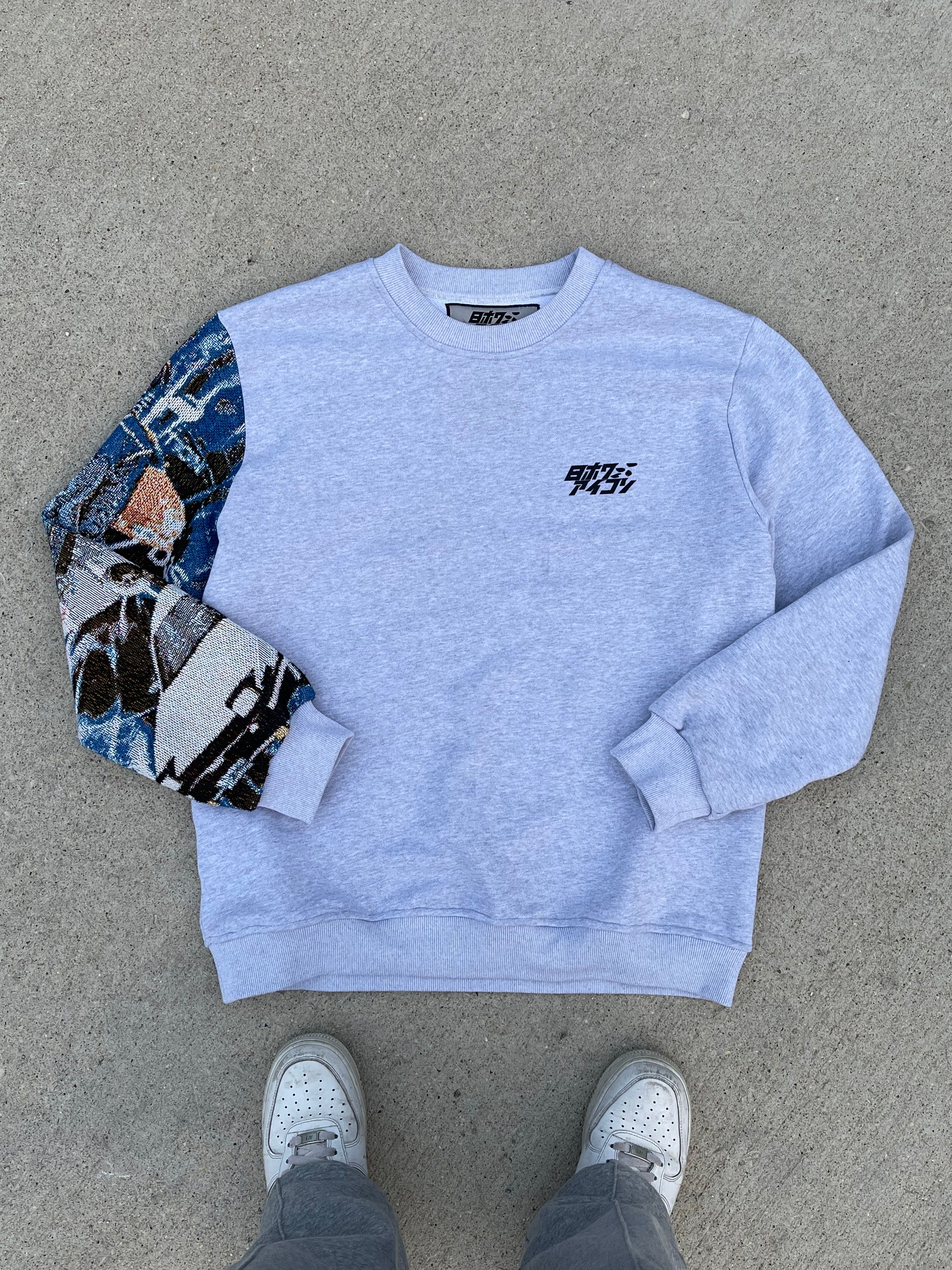 Project D Woven Tapestry Crewneck –