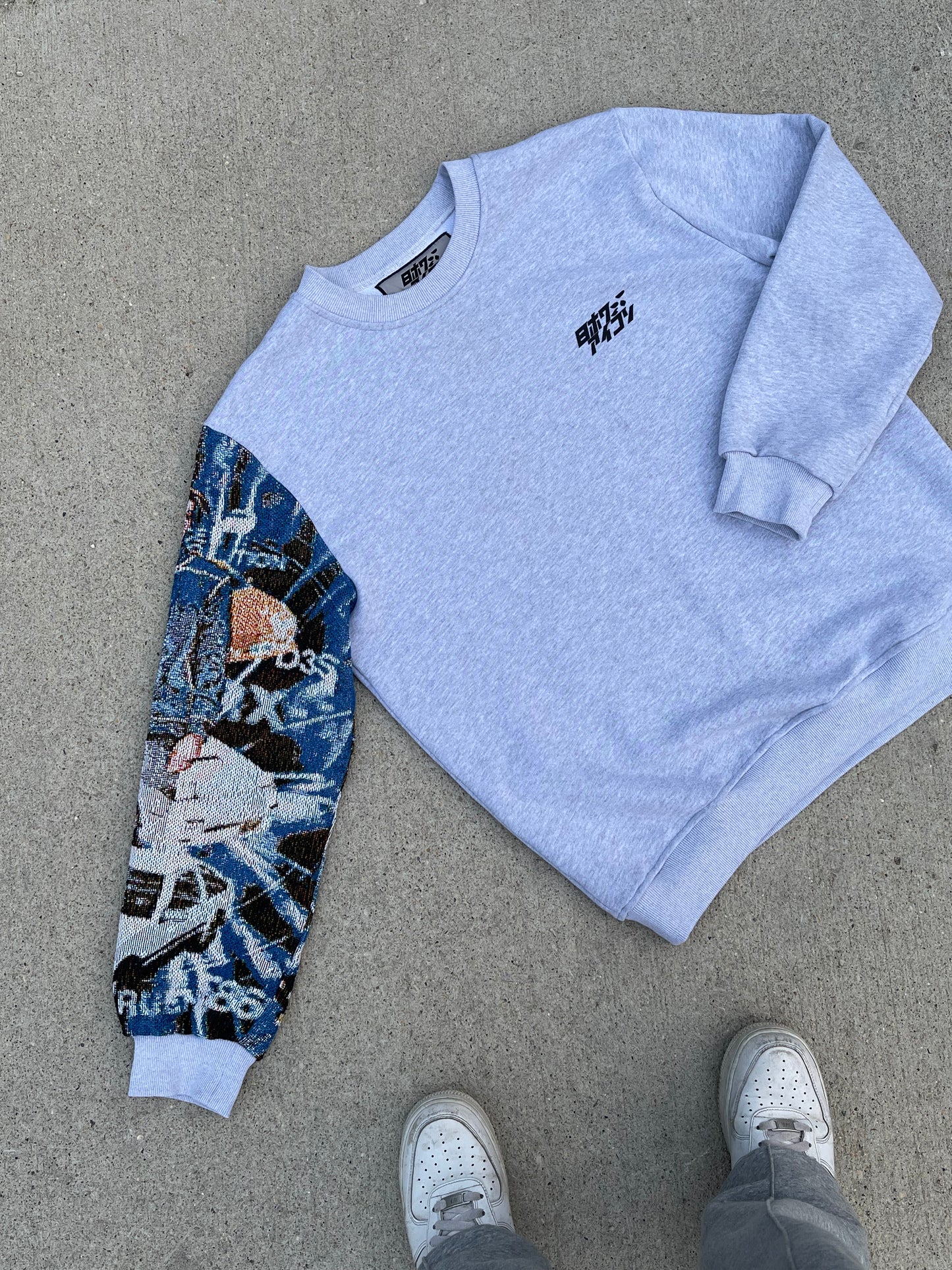 Project D Woven Tapestry Crewneck