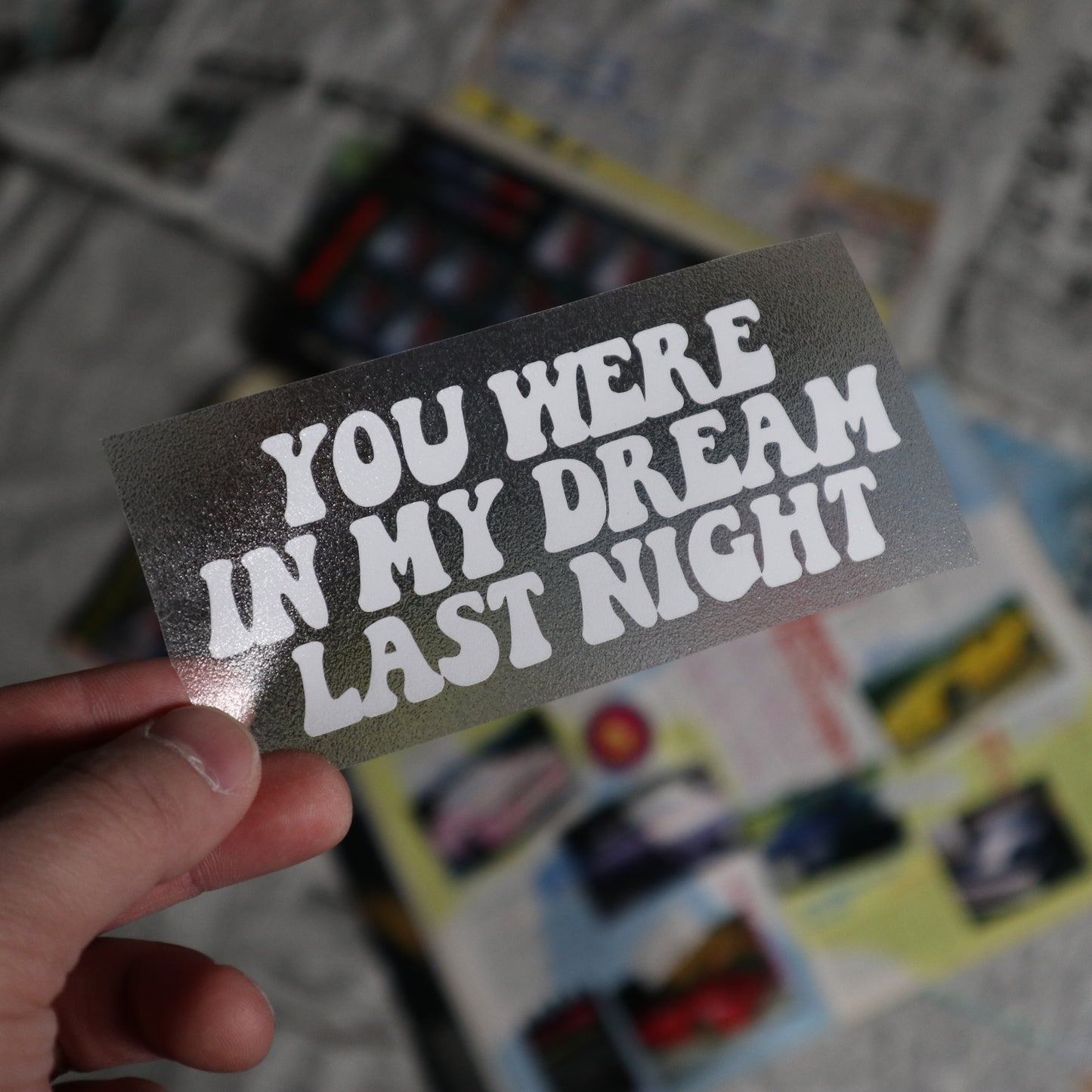 You Were In My Dream - Die-Cut