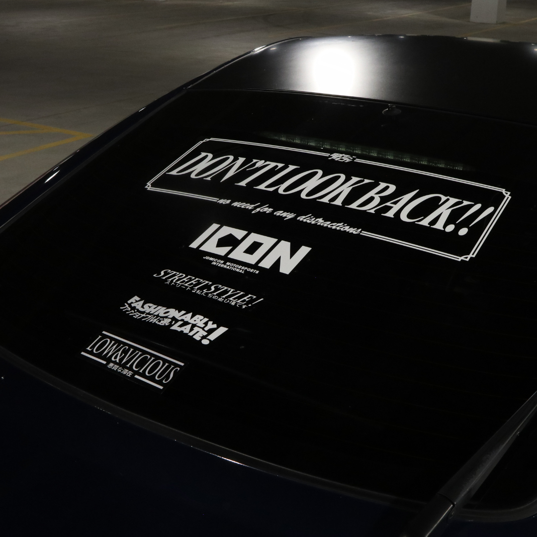 Don't Look Back - Rear Banner